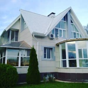 Монтаж вентилируемого фасада в частном доме